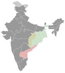Inde • |1435/1568| • dynastie Suryavamsi: carte